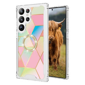 เคส Samsung Galaxy S25 Ultra พรีเมียม ดีไซน์วงแหวน IMD พร้อมขาตั้ง # 4 - Product Image 1