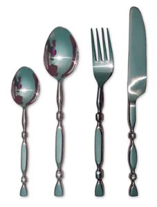 Ensemble de couverts en métal minimaliste Design de couverts de luxe pour des événements de mariage durables et des cadeaux d'affaires Caractéristiques écologiques - Product Image 2