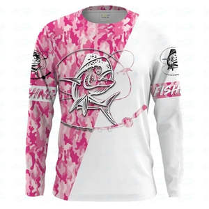 Camisas de Pesca Personalizadas con Logotipo, Impermeables, Protección UV UPF 50+, Ligeras, de Secado Rápido, Transpirables, 100% Poliéster, para Adultos Unisex - Product Image 4