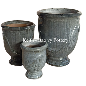 1. Cerámica vietnamita Venta caliente Macetas y jardineras de cerámica Suministros de jardín personalizados - Product Image 3