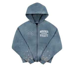 ชุดฮู้ดดี้ผ้าฝ้าย 100% หนานุ่ม ระบายอากาศ แห้งเร็ว สไตล์ยูนิเซ็กซ์ ล้างสีแบบแอซิด ปี 2026 ผลิตตามสั่ง สำหรับผู้หญิง ขายส่ง - Product Image 5