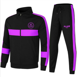 2025 hommes de haute qualité coupe-vent respirant couleur unie ensembles de gymnastique hiver décontracté surdimensionné survêtement manches longues Fitness décontracté - Product Image 5