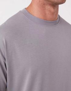 Camiseta informal para hombre más vendida Camiseta de adulto de color sólido de alta calidad Opción de talla grande Venta en línea - Product Image 2