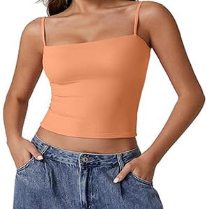 Camiseta sin mangas de verano al por mayor para mujer Sexy Lady sin mangas con punto de contraste transpirable Jersey estilo casual hecho por Dressports - Product Image 2