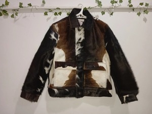 Listo para enviar Piel de vaca genuina en chaqueta de cuero Ropa de invierno Cuero Premium Lujo En stock Chaquetas para hombres 2025 - Product Image 5