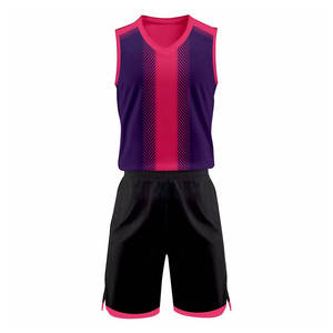 Maillots de basket-ball vierges personnalisés de haute qualité pour enfants Logos ensembles d'uniformes de basket-ball chemise d'entraînement de basket-ball pour jeunes pour hommes - Product Image 2