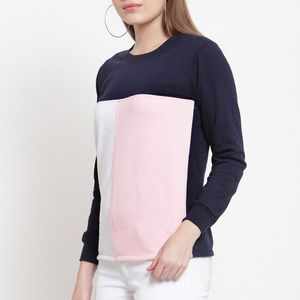 Sudadera de Invierno para Mujer en Color Sólido, Estilo Casual, Manga Larga con Abertura, Estilo Urbano, Venta al por Mayor para Mujer, 100% de la Mejor Calidad - Product Image 2
