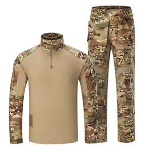 Conjuntos de traje de caza al aire libre con estampado de camuflaje táctico transpirable de verano al por mayor 2025 para hombres - Product Image 4