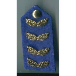 Écussons de col de général de l'Armée aérienne soviétique pour uniforme de cérémonie, écussons de col de gorget pour uniforme de cérémonie, brodés à la main en fil de laine, tissu écologique - Product Image 3