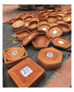 Rustic <b>Round</b> Rattan Gift <b>Box</b> Custom Size Rattan Storage <b>Box</b> Multipurpose Rattan Jewelry <b>Box</b> in Vietnam - Product Image 5