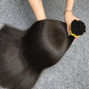 Superventas 100% Extensiones de cabello virgen vietnamita natural Calidad cruda sin procesar Máquina recta Trama doble 100g a granel - Product Image 3