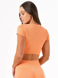 Tissu respirant et flexible avec coupe taille haute élégante offrant une facilité de mouvement dans des leggings de yoga pleine longueur de qualité supérieure - Product Image 2