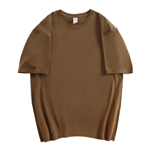 100% coton cinq demi-manches hommes femmes été T-shirt ample à manches courtes décontracté basique chemise O cou couleur unie hauts - Product Image 3