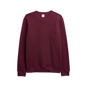 Wholesale Oversized Men's 100% Cotton SweatSuit Custom Logo <b>Crewneck</b> Tracksuit High Quality Matching Sets For Men - Product Image 4