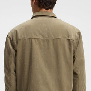 Veste en jean pour homme de haute qualité, décontractée, avec fermeture éclair, design élégant avec logo personnalisé pour les acheteurs en gros à prix avantageux - Product Image 5