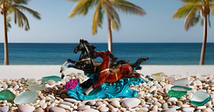 Modern Two-Running-Horse Feng Shui Statue for Home Decor Handmade Wedding Gift Birthday Housewarming Award Ceremony Showpiece - Product Image 3