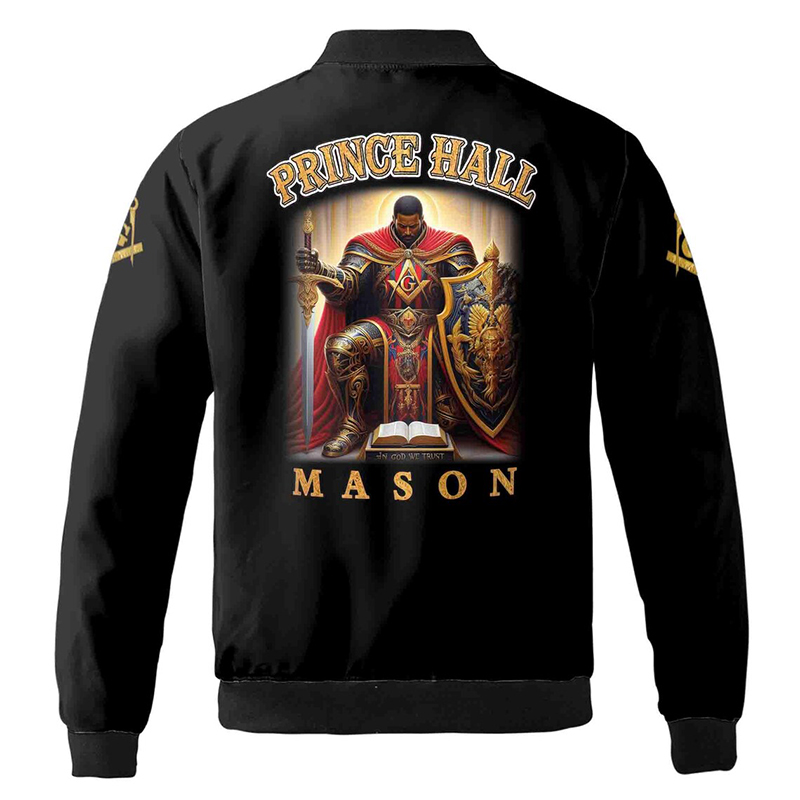 Customized Mason Prince Hall F&A.M Bomber Jacket S-5XL