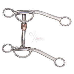 Fournisseur en gros de mors de dressage et d'équitation pour chevaux de haute qualité en acier inoxydable premium à tige articulée - Product Image 5