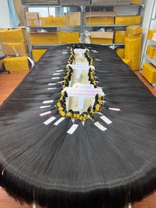 Cheveux vierges Remy vietnamiens birmans non transformés à cuticule droite naturelle alignée crue de vendeurs de cheveux humains - Product Image 4