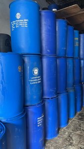 ถัง HDPE ขนาด 200 ลิตร 220 ลิตร แบบทรงกระบอก 55 แกลลอน สีขาว วัสดุพลาสติก แบบซ้อนได้ สำหรับขาย - Product Image 4