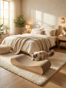 High Quality Amistar Luxury Classic Corrugated Carton Indoor Eco-Friendly Dog-Friendly <b>Cat</b> Scratcher Catnip for <b>Cats</b> Dogs All - Product Image 5