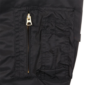 2025 Top hommes professionnel sports d'hiver Bomber veste en gros bas prix toile veste avec broderie décoration - Product Image 3