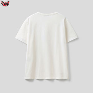 Verano nuevo diseño cuello redondo de gran tamaño suelto gota hombro hombres camiseta personalizada poliéster algodón en blanco camisetas casuales para hombres - Product Image 4