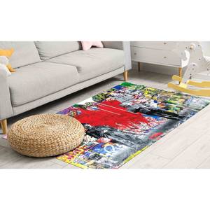 Alfombra de Arte Banksy: Alfombra Antideslizante Colorida para Sala de Estar, Alfombra Suave No Tejida - Product Image 4