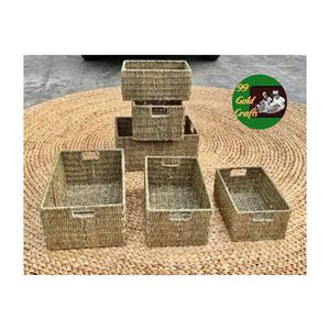 Fabricant de sacs en jonc de mer du Vietnam fournissant un fourre-tout naturel tissé à la main pour les femmes Shopping Collection de pique-nique et de villégiature - Product Image 1