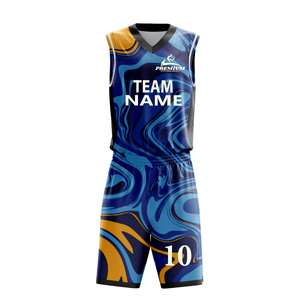 Uniformes de Baloncesto Personalizados para Equipos Escolares, Transpirables y de Secado Rápido, Camiseta y Pantalones Cortos de Baloncesto para Entrenamiento - Product Image 3