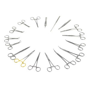 Juego de Instrumentos Veterinarios de Acero Inoxidable, Kit de Herramientas de Cirugía General para Hospitales de Animales, Construcción Duradera, Larga Vida Útil - Product Image 3