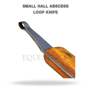 Cuchillo de bucle pequeño para abscesos, herramienta de herrador para el cuidado y tratamiento de pezuñas de caballos - Product Image 2