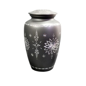 Meilleure vente urne de crémation en laiton massif pur de qualité supérieure souvenir funéraire commémoratif urne en gros - Product Image 4