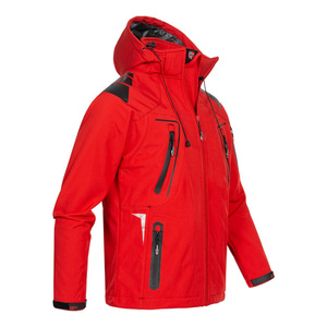 Nueva ropa deportiva transpirable Premium Softshell prendas de vestir de invierno chaqueta para hombres elegante peso pesado relajado ajuste único hombres chaqueta - Product Image 4