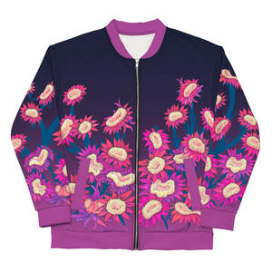 Chaqueta Bomber de Satén Sublimado, Ajustada, Resistente al Viento y Transpirable, para Hombre, Ropa Exterior de Poliéster, Venta al Por Mayor, Fabricante OEM Personalizado - Product Image 3