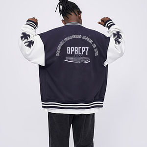 Chaqueta universitaria personalizada de alta calidad para hombre Abrigo de lana de invierno con patrón de camionero elegante Nueva condición con logotipo personalizado - Product Image 2