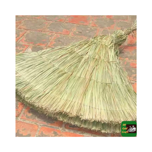 Parapluie d'extérieur de couleur personnalisée en gros jardin 210cm en forme de U en acier paume chaume rouleau Parasol parapluie extérieur paille parapluie - Product Image 5