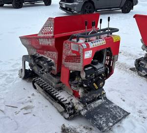 รถดัมพ์ขนาดเล็กบรรทุกเองได้ทุกพื้นผิว 500 กก. รถเข็นไฮดรอลิกแบบตีนตะขาบ เครื่องยนต์เบนซิน รถบรรทุกยางขนาดเล็ก - Product Image 4