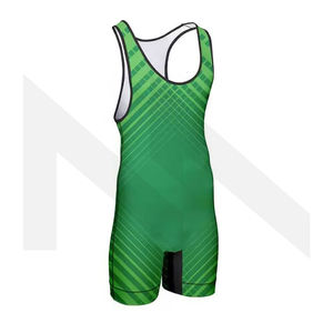 เสื้อรัดกล้ามเนื้อสำหรับนักมวยปล้ำชาย สำหรับฝึกซ้อมในยิมและยกน้ำหนัก-ระบายอากาศได้ดี คุณภาพสูง ปรับแต่งได้ - Product Image 2