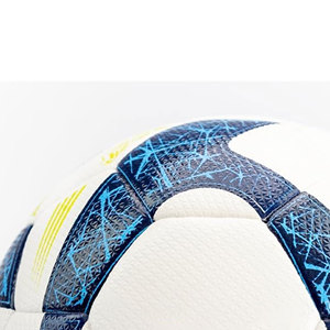 Professional Size 4 <b>Soccer</b> Ball – White Blue Design, Premium PU Cover, High Air Retention, Match & Training Football - Product Image 2