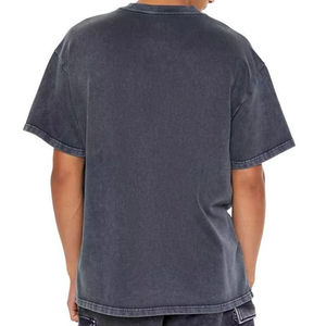 Custom 100% Cotton Mens <b>Tshirts</b> Short Sleeve Vintage <b>Tshirt</b> Oversized Fitted Tee With Pocket Print Custom Washed Men's T-shirts - Product Image 5