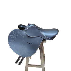 Silla de caballo personalizada de cuero genuino, proveedor de silla de montar a caballo, la silla de cuero americana más vendida, caballo inglés occidental - Product Image 2