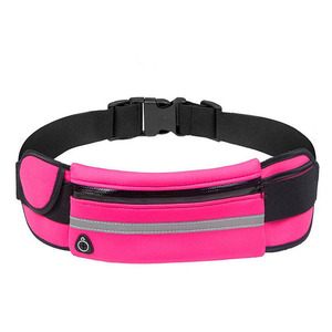 Ceinture de sport réglable légère et étanche pour la course Ceinture de sport Poche zippée OEM/ODM Essentials Phone Baby Fanny Support - Product Image 1
