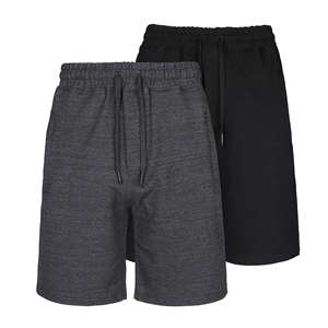 Shorts de sport pour hommes en coton uni respirant et écologique à taille haute – Collection été – Offre spéciale à prix réduit - Product Image 1