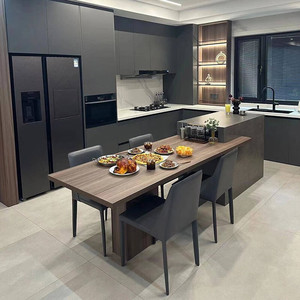 Carrito de Cocina Moderno y Lujoso de Madera de Roble, Retráctil, Multifuncional, Duradero, Ecológico y Fácil de Limpiar - Product Image 3