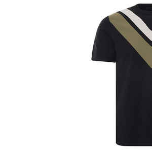 Men's Casual Wear T-shirt 100% Cotton <b>Blend</b> With Polyester Heavyweight O-neck Oversized Fit Ringer Sleeve Made In Pakistan - Product Image 3