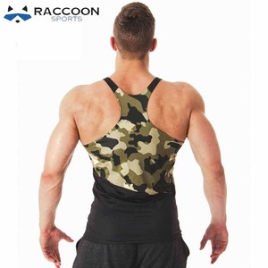Camisetas Deportivas para Hombre Raccoon Sports, Transpirables, de Poliéster/Spandex, Chaleco Atlético para Entrenamiento, Ecológico, Colores Personalizados para Fitness - Product Image 2