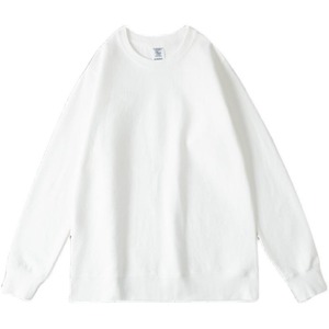 เสื้อยืดคอตตอน 100% หนานุ่ม ทรงโอเวอร์ไซส์ สไตล์วินเทจ สีพื้น น้ำหนัก 250 กรัม สำหรับฤดูหนาว แบบซักแล้ว ขายส่ง - Product Image 4