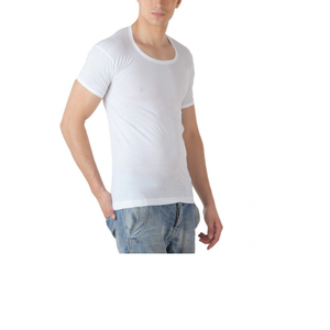 Prix de gros, sous-vêtement pour homme à col rond, coupe ajustée, marque personnalisée, 100% coton, antibactérien, respirant, écologique, séchage rapide - Product Image 2