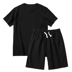 Ensemble T-shirt et short décontracté chic pour homme, 100 % polyester, faible MOQ, lots de T-shirts pour hommes - Product Image 3